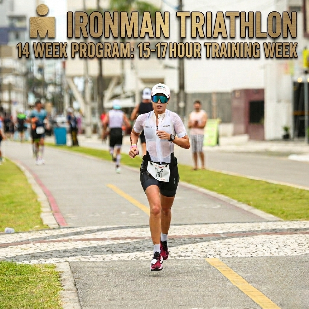 Ironman Triathlon 14-Week Program: 15-17 Hour Training Week